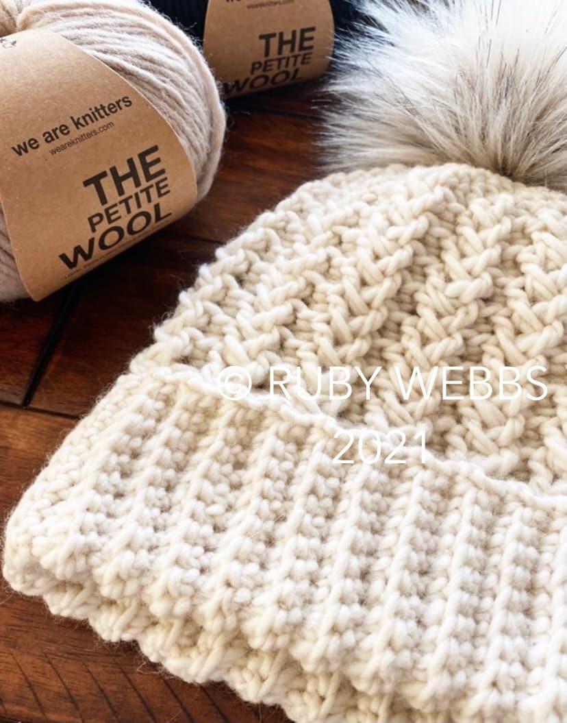 The Emery Cluster Stitch Crochet Beanie Pattern