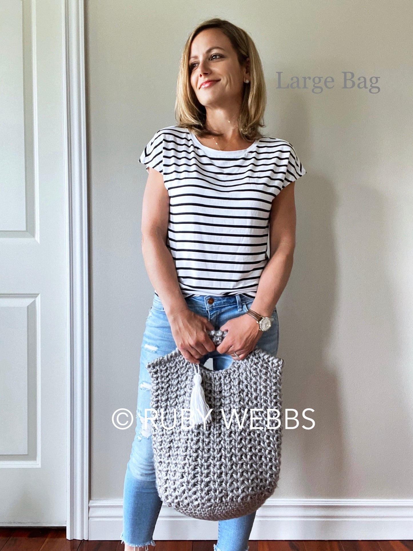The Sutton Crochet Bag Pattern in 2 Sizes