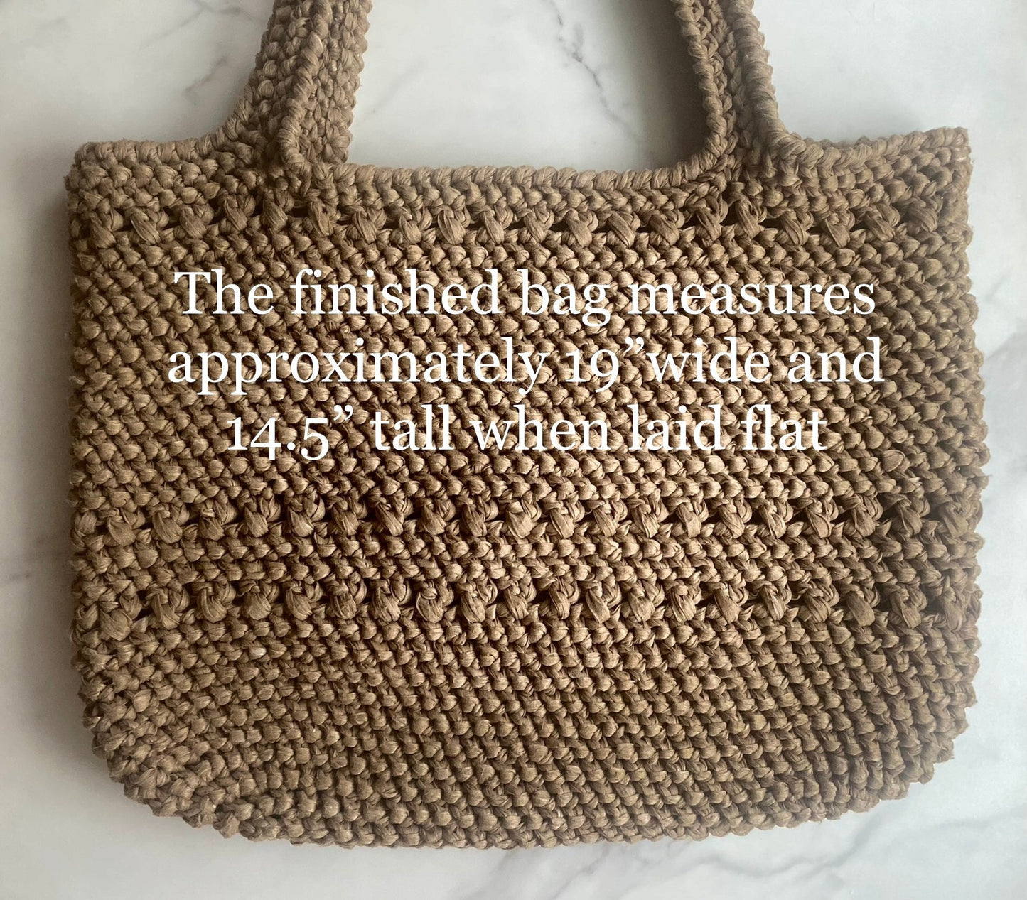 The Weekender Crochet Bag Pattern with full Video Tutorial