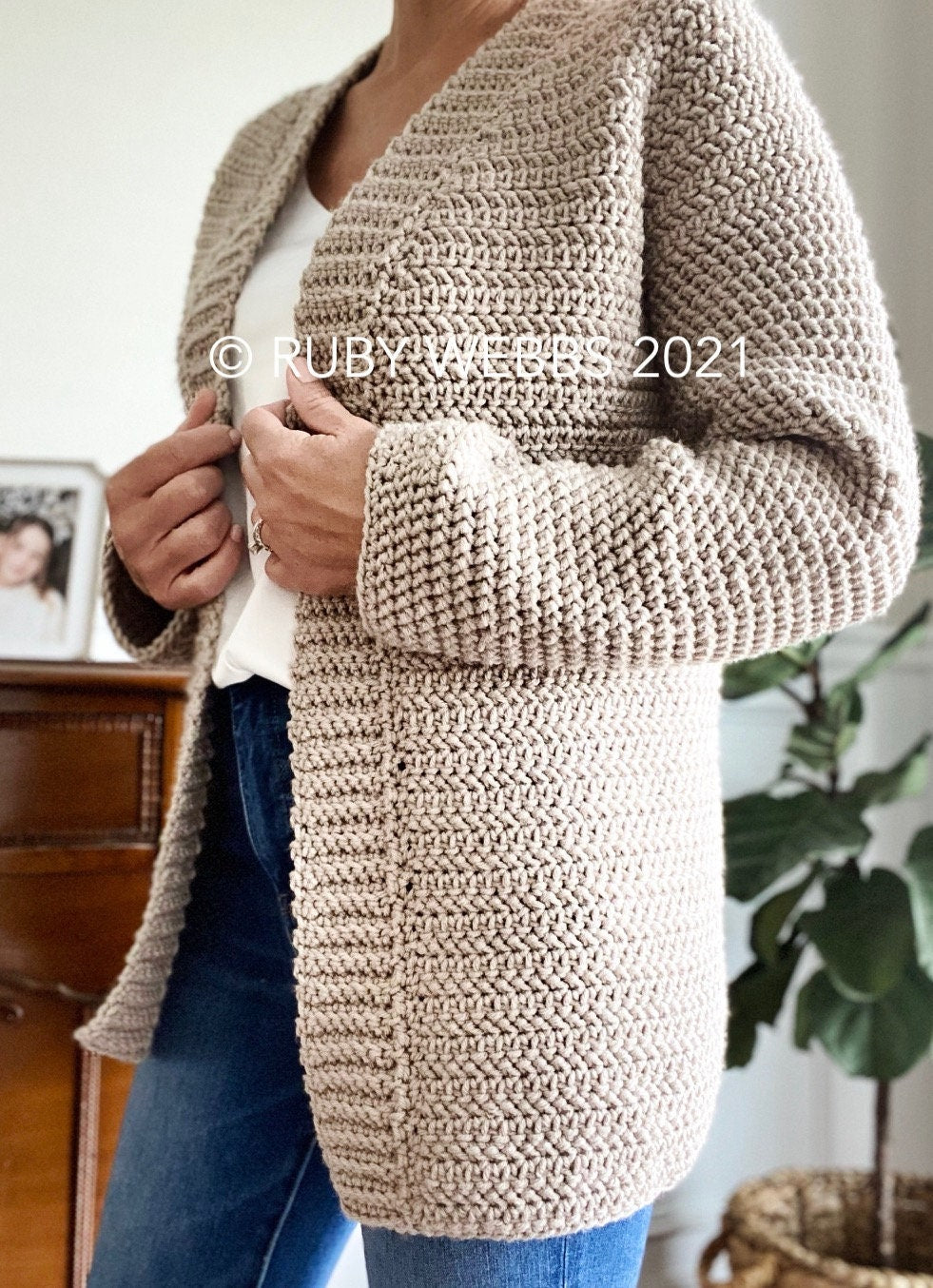 The Callen Top Down Crochet Cardigan Pattern