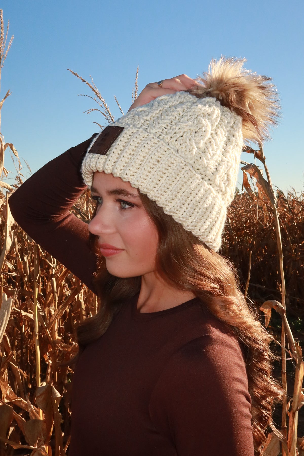 Snowbound Crochet Beanie Pattern PDF with Video Tutorial