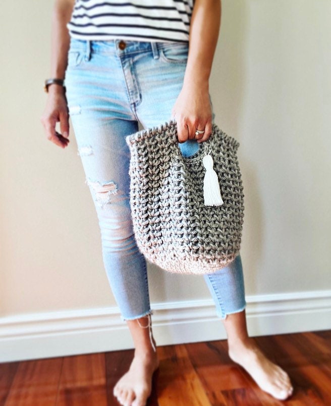 The Sutton Crochet Bag Pattern in 2 Sizes