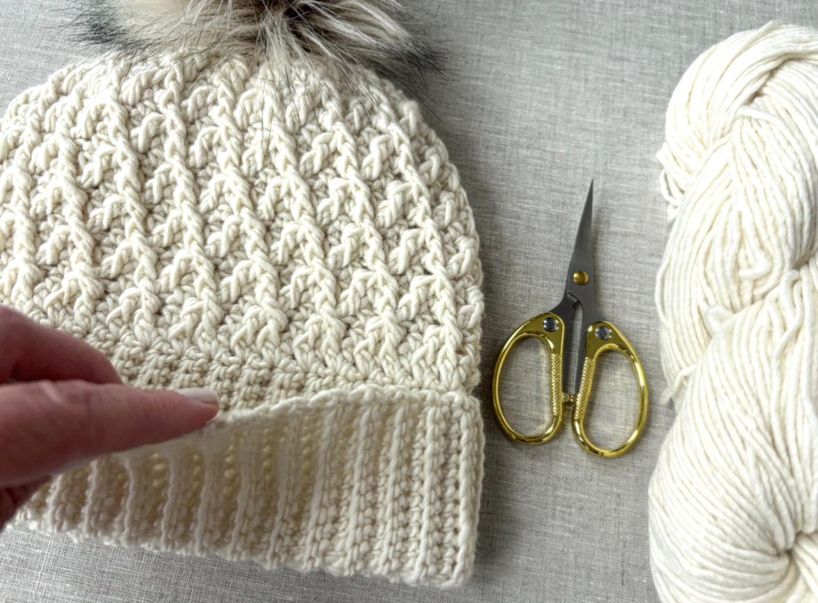 The Grayson Crochet Beanie Pattern in Four Sizes with Full Video Tutorial