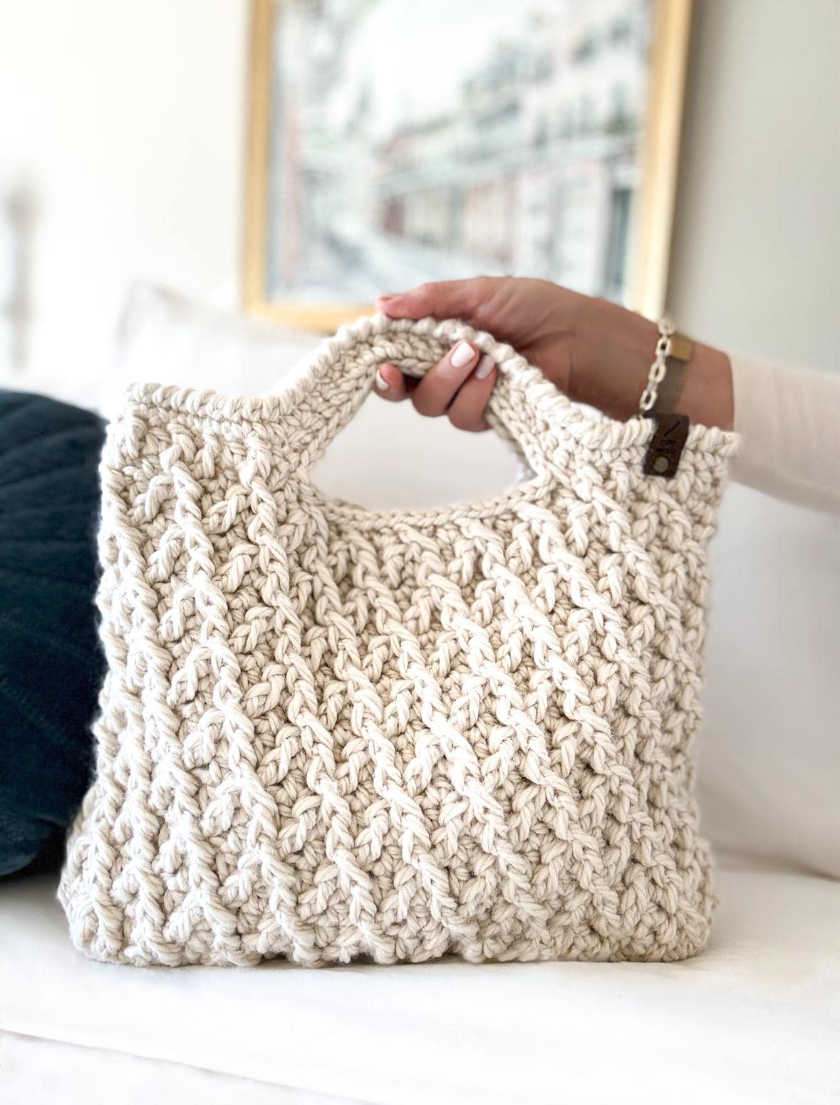 The Marlowe Crochet Tote Pattern with Video
