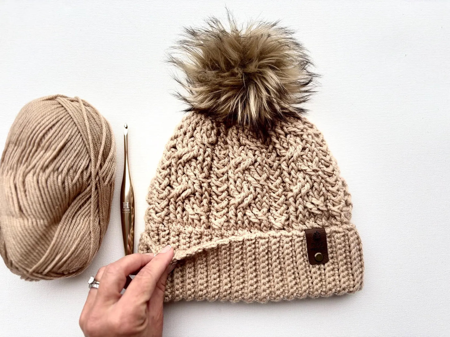 The Snowbound Crochet Beanie Pattern