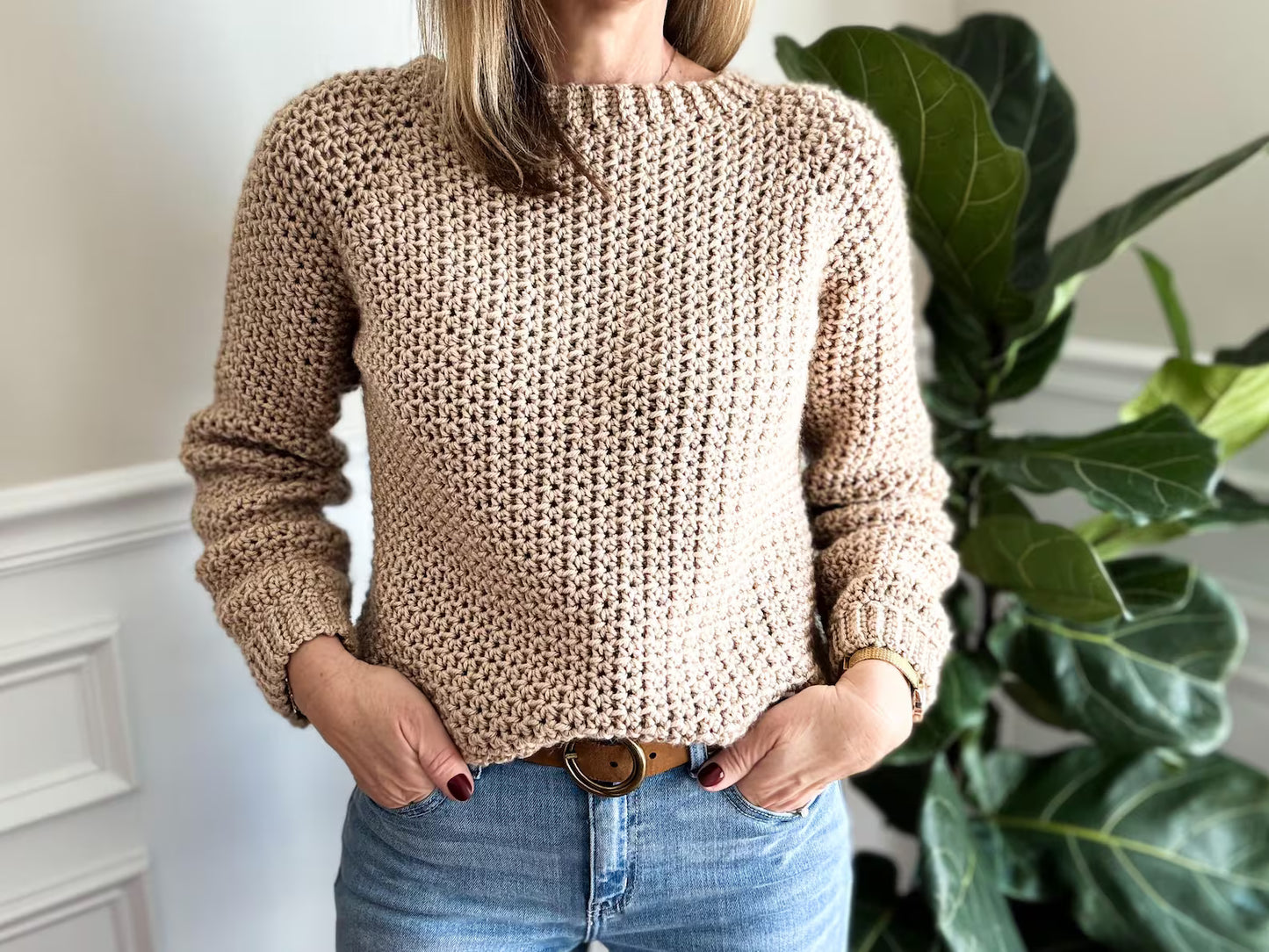 The Cashtan Sweater Pattern with Video Tutorial