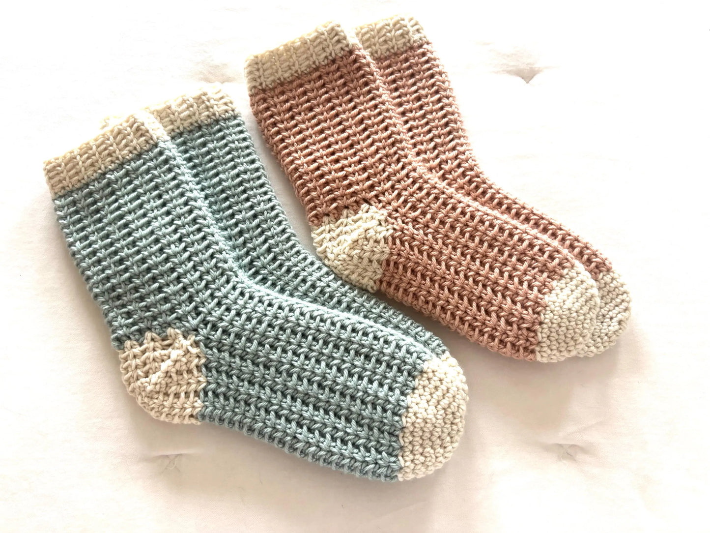 The Lainey Crochet Sock Pattern with Video Tutorial